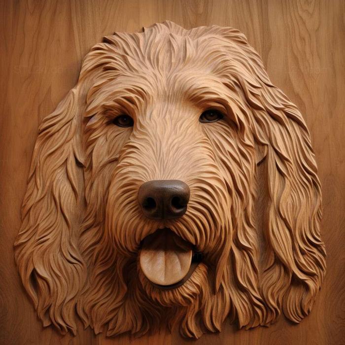 Nature and animals (Otterhound dog 4, NATURE_3196) 3D models for cnc